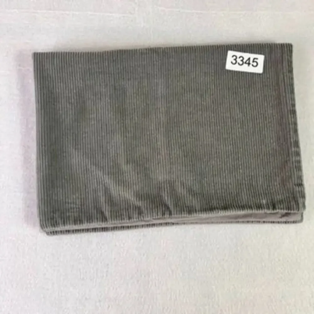 Pottery Barn PB Teen Standard Pillow Sham Corduroy Gray 3345